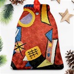 Abstract Red Geometric Art Deco Shapes