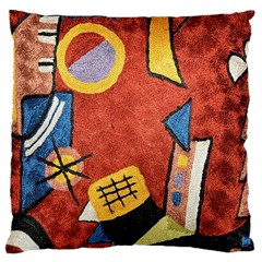 Abstract Red Geometric Art Deco Shapes from ArtsNow.com Back