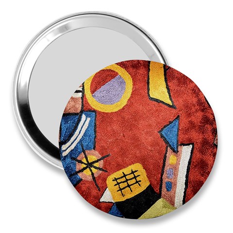 Abstract Red Geometric Art Deco Shapes from ArtsNow.com Front