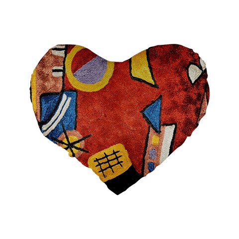 Abstract Red Geometric Art Deco Shapes from ArtsNow.com Back