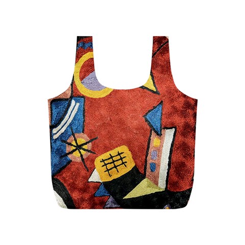 Abstract Red Geometric Art Deco Shapes from ArtsNow.com Front