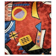 Abstract Red Geometric Art Deco Shapes from ArtsNow.com Back