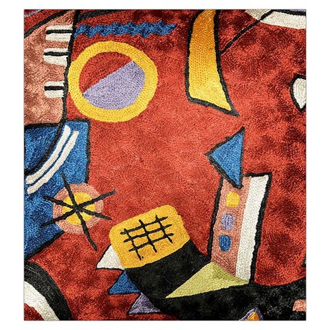 Abstract Red Geometric Art Deco Shapes from ArtsNow.com Front