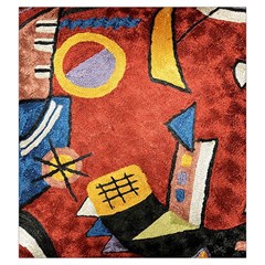 Abstract Red Geometric Art Deco Shapes from ArtsNow.com Back