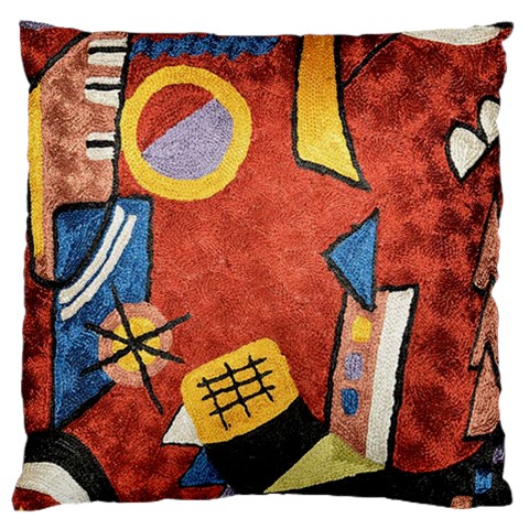 Abstract Red Geometric Art Deco Shapes from ArtsNow.com Back