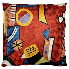 Abstract Red Geometric Art Deco Shapes from ArtsNow.com Back