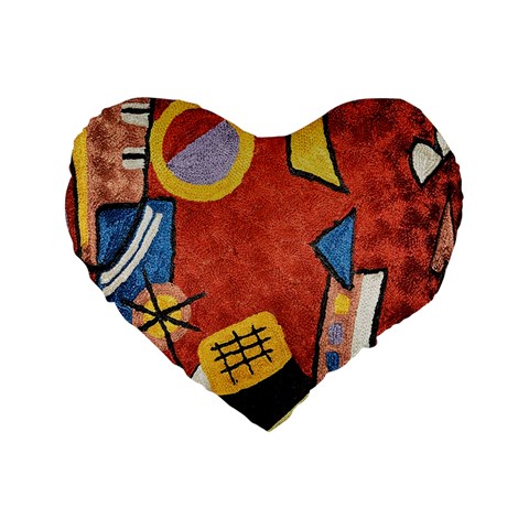 Abstract Red Geometric Art Deco Shapes from ArtsNow.com Front