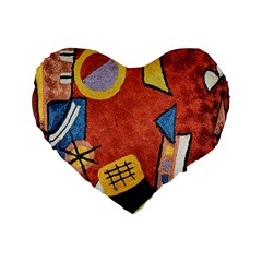 Abstract Red Geometric Art Deco Shapes from ArtsNow.com Front