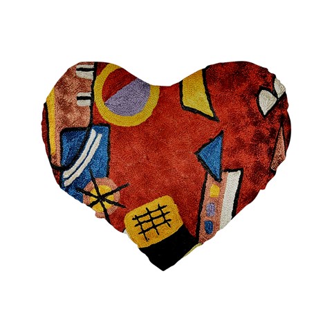 Abstract Red Geometric Art Deco Shapes from ArtsNow.com Back