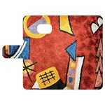 Abstract Red Geometric Art Deco Shapes