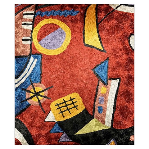 Abstract Red Geometric Art Deco Shapes from ArtsNow.com Front