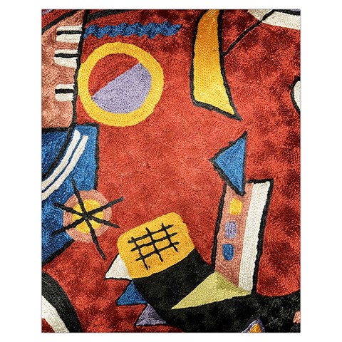 Abstract Red Geometric Art Deco Shapes from ArtsNow.com Back