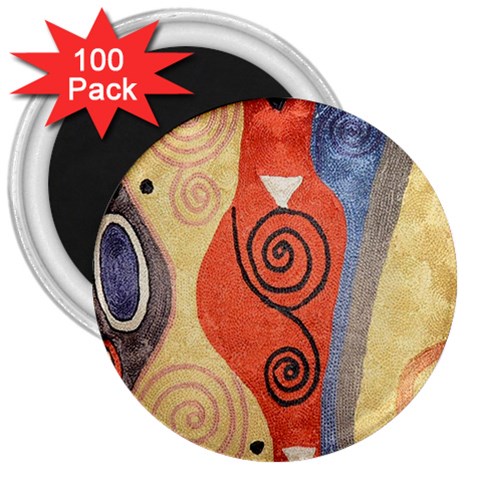 Abstract Twisted Shapes Geometric Art from ArtsNow.com Front