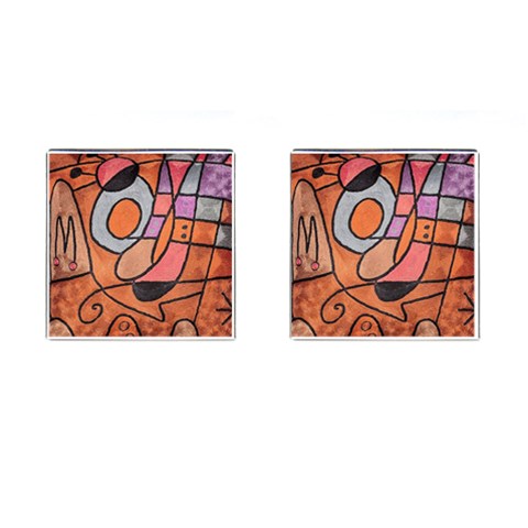 Abstract Wacky World from ArtsNow.com Front(Pair)