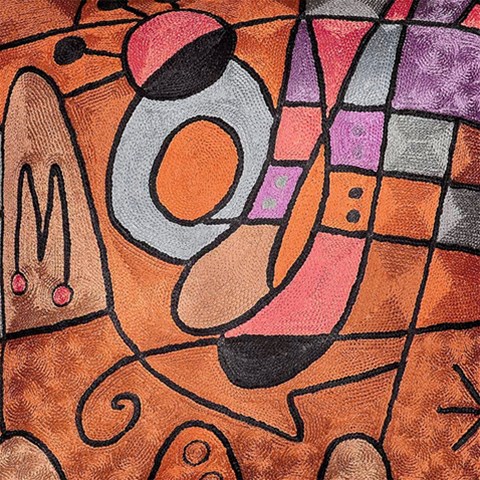 Abstract Wacky World from ArtsNow.com 8 x8  Scrapbook Page - 1