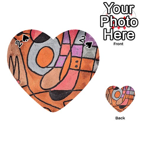 Abstract Wacky World from ArtsNow.com Front - Spade2