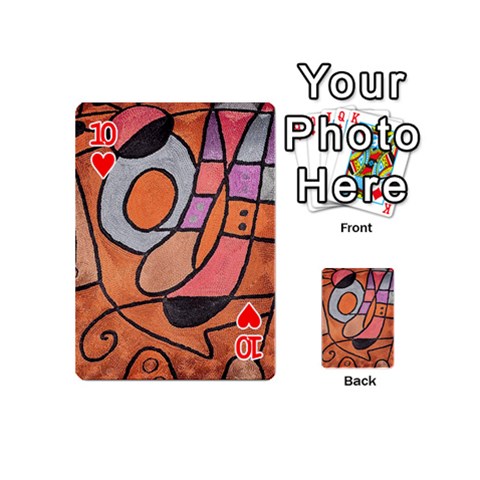 Abstract Wacky World from ArtsNow.com Front - Heart10