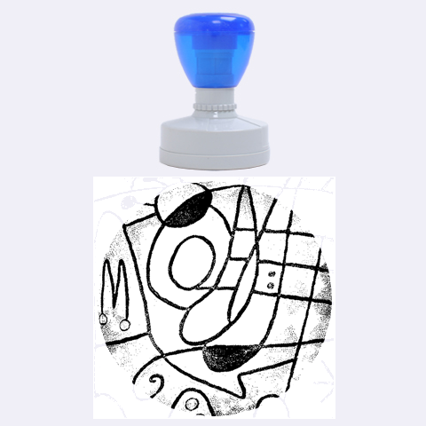 Abstract Wacky World from ArtsNow.com 1.875 x1.875  Stamp