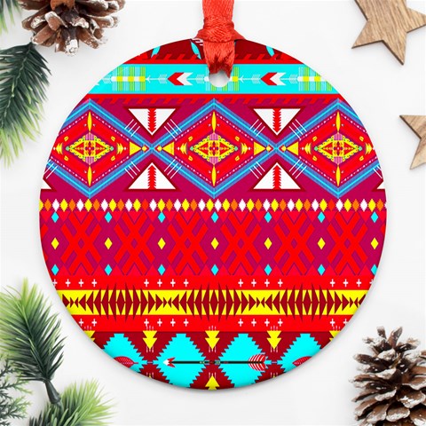 Aniyunwiya Tribal Print from ArtsNow.com Front