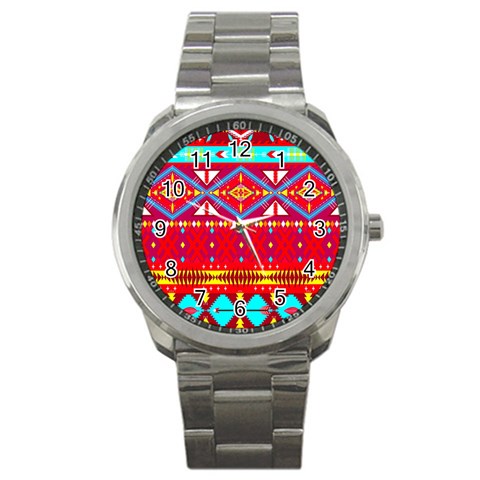 Aniyunwiya Tribal Print from ArtsNow.com Front