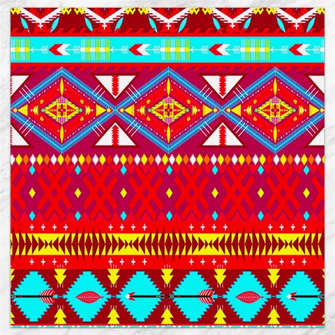 Aniyunwiya Tribal Print from ArtsNow.com 15.2 x15.41  Canvas - 1