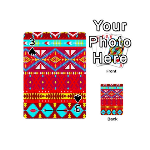 Aniyunwiya Tribal Print from ArtsNow.com Front - Spade3