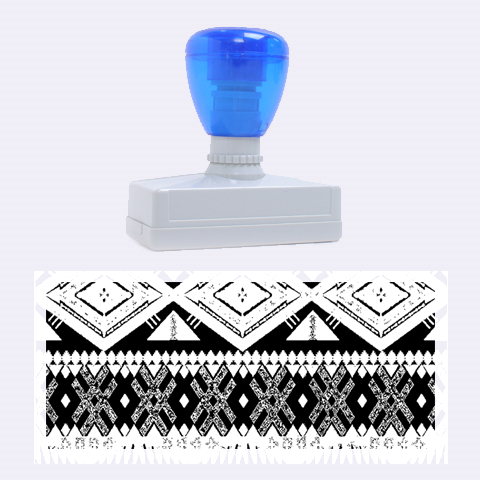Aniyunwiya Tribal Print from ArtsNow.com 2.26 x1.05  Stamp