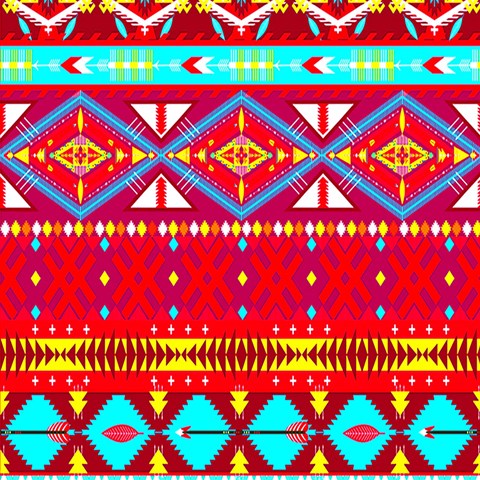 Aniyunwiya Tribal Print from ArtsNow.com Front