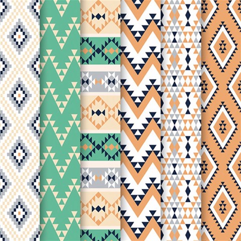Dene Tha Tribal Print from ArtsNow.com 12 x12  Scrapbook Page - 1