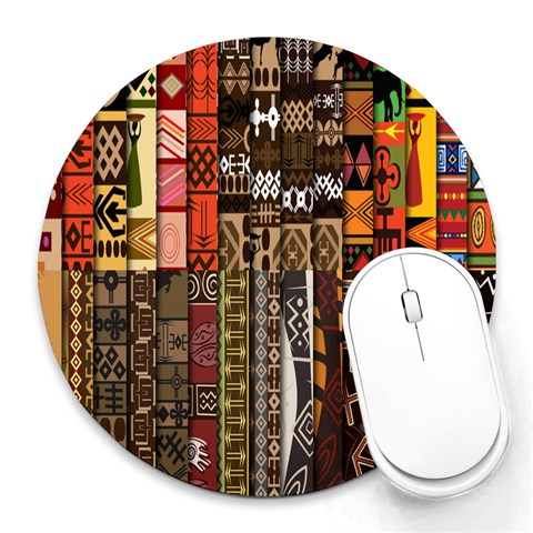 Dunne 8 x8  Round Mousepad - 1