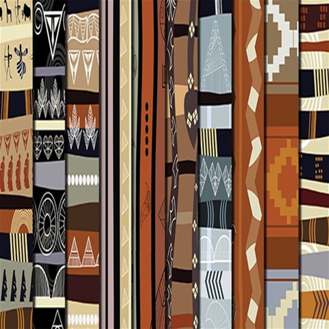 HoChunk Tribal Print from ArtsNow.com 12 x12  Scrapbook Page - 1