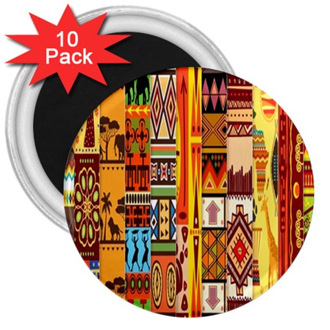 Kanza Tribal Print from ArtsNow.com Front