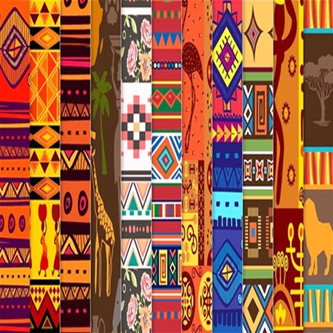 Kawchottine Tribal Print from ArtsNow.com 12 x12  Scrapbook Page - 1