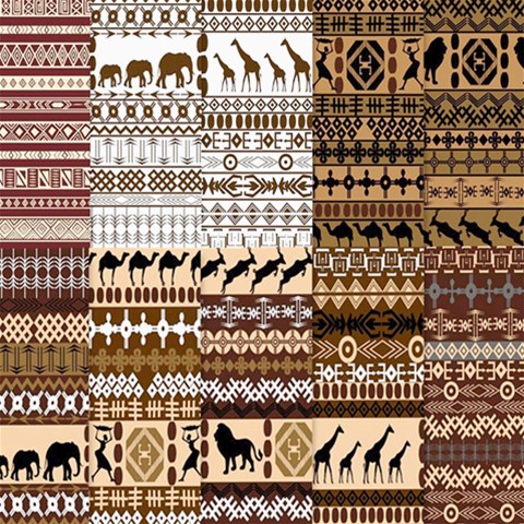 Pahaja Tribal Print from ArtsNow.com 8 x8  Scrapbook Page - 1