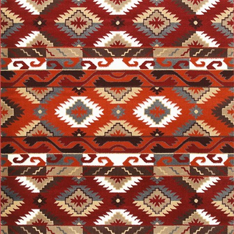 Santa Ana Tribal Print from ArtsNow.com 8 x8  Scrapbook Page - 1