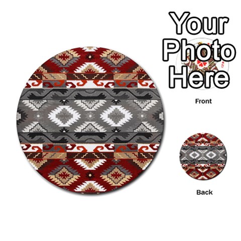 Santa Ana Gray Tribal Print from ArtsNow.com Front 34