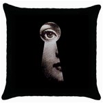 FORNASETTI THROW PILLOW CASE Throw Pillow Case (Black)