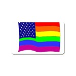 gay flag Magnet (Name Card)