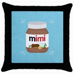 Image Throw Pillow Case (Black)