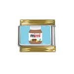 Image Gold Trim Italian Charm (9mm)