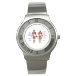 Design1083 Round Steel Watch