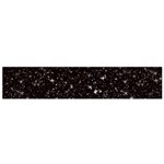 black white Stars Flano Scarf (Small)