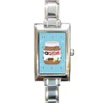 Image Rectangle Italian Charm Watch