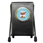 Image Pen Holder Desk Clock