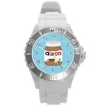 Image Round Plastic Sport Watch (L)