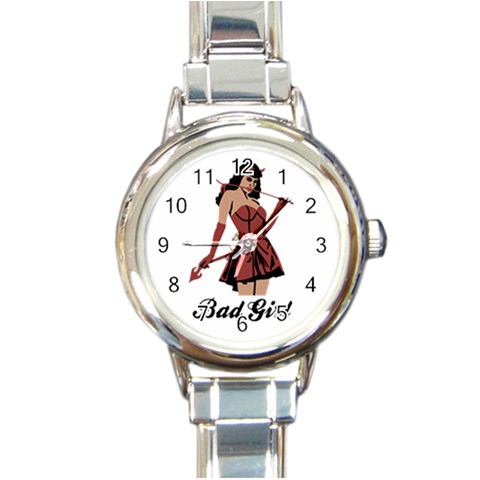 teufelin Round Italian Charm Watch from ArtsNow.com Front