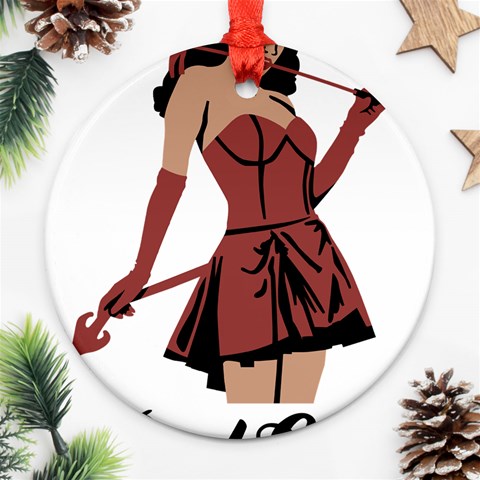teufelin Ornament (Round) from ArtsNow.com Front