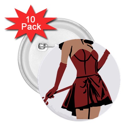 teufelin 2.25  Button (10 pack) from ArtsNow.com Front