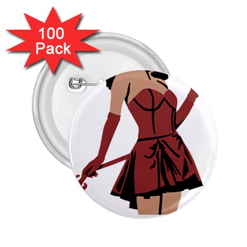 teufelin 2.25  Button (100 pack) from ArtsNow.com Front