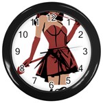 teufelin Wall Clock (Black)